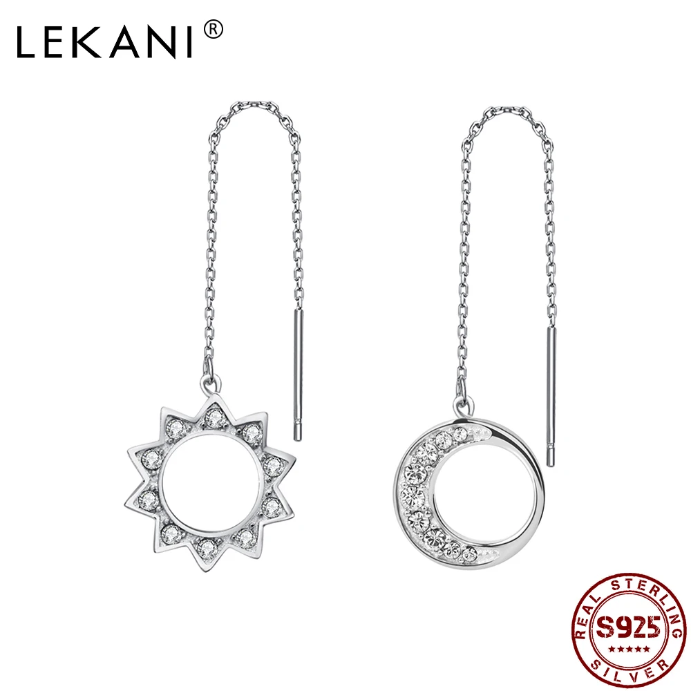 LEKANI Earring For Women 925 Sterling Silver Sun Moon Earring Popular Jewelry Party Send Girlfriend Birthday Gift Hot Sale 2021
LEKANI Earring For Women 925 Sterling Silver Sun Moon Earring Popular Jewelry Party Send Girlfriend Birthday Gift Hot Sale 2021
