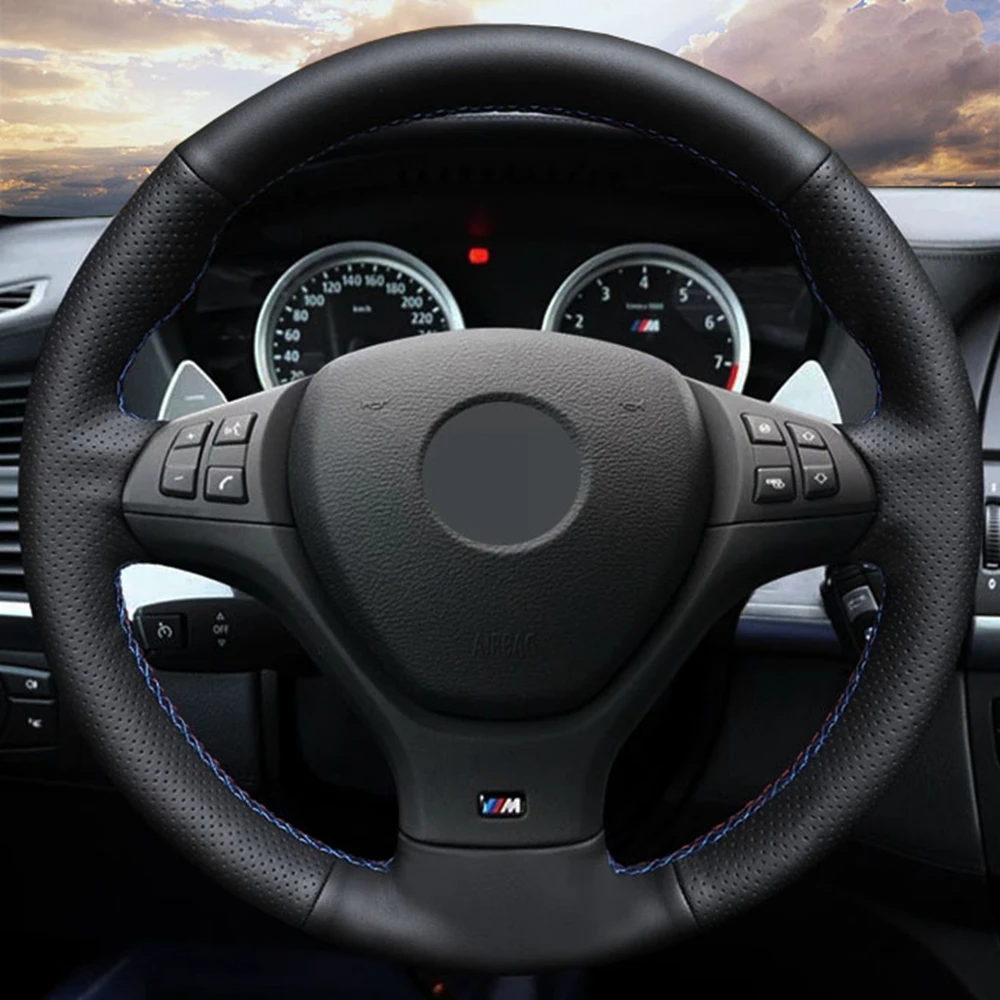 DIY Black Faux Leather Car Steering Wheel Cover For BMW M Sport X5 E70 M50d 2006-2013 X6 E71 2009 2010 2011 2012 2013 2014
DIY Black Faux Leather Car Steering Wheel Cover For BMW M Sport X5 E70 M50d 2006-2013 X6 E71 2009 2010 2011 2012 2013 2014