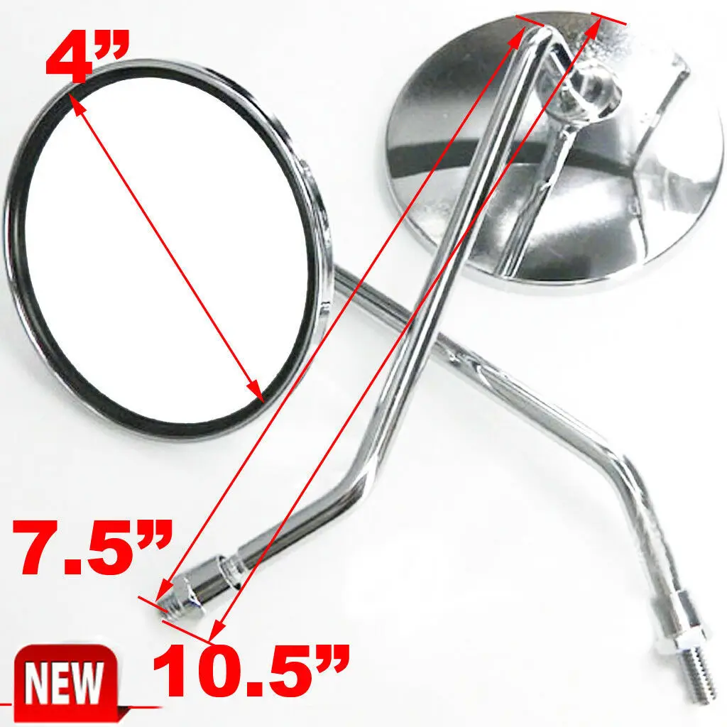 2Pcs Motorcycle Rearview Mirror Scooter E-Bike Rear View Mirrors Back Side Convex Mirror 8mm 10mm
2Pcs Motorcycle Rearview Mirror Scooter E-Bike Rear View Mirrors Back Side Convex Mirror 8mm 10mm