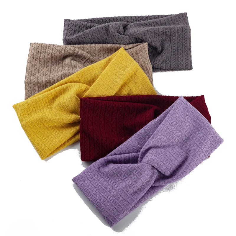 Geebro Women Double Thread Knitted Headband Hair Accessories Fashion Ladies Plain Cross Wide Head bands Elastic Turban Hairbands
Geebro Women Double Thread Knitted Headband Hair Accessories Fashion Ladies Plain Cross Wide Head bands Elastic Turban Hairbands