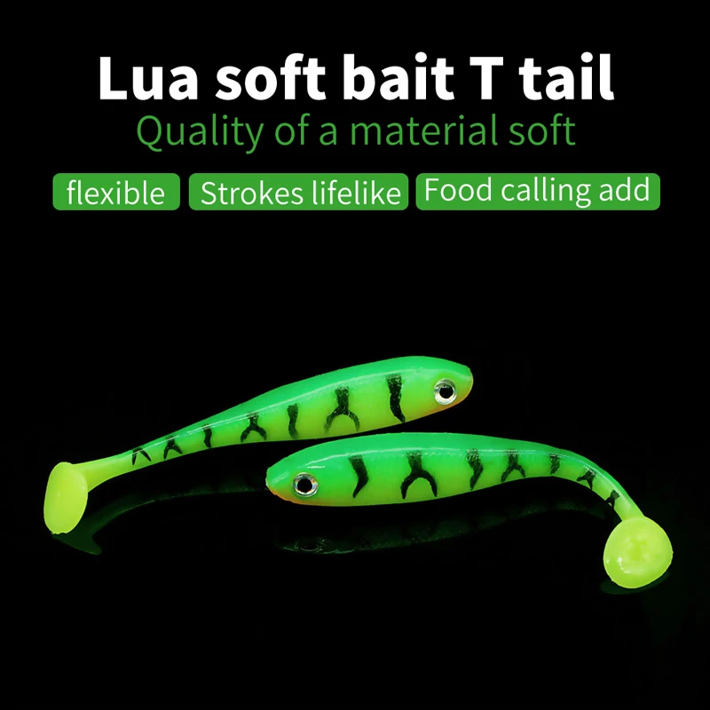 Soft Bait 7cm/2.1g Lure Silicone BaitT-tail Bait 3D Fish Eyes Full-water Fishing Bait Artificial Realistic Fishing Accessories
Soft Bait 7cm/2.1g Lure Silicone BaitT-tail Bait 3D Fish Eyes Full-water Fishing Bait Artificial Realistic Fishing Accessories