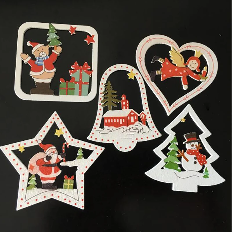 10PCS Christmas Star Wooden Pendants Ornaments Xmas Tree Ornament DIY Wood Crafts Kids Gift for Home Christmas Party Decorations
10PCS Christmas Star Wooden Pendants Ornaments Xmas Tree Ornament DIY Wood Crafts Kids Gift for Home Christmas Party Decorations