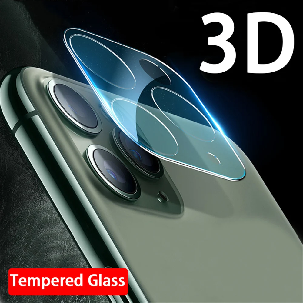Для iPhone 11 Pro/Max 3D защитная рамка для камеры закаленное стекло чехол мобильных телефонов прозрачный с защитой