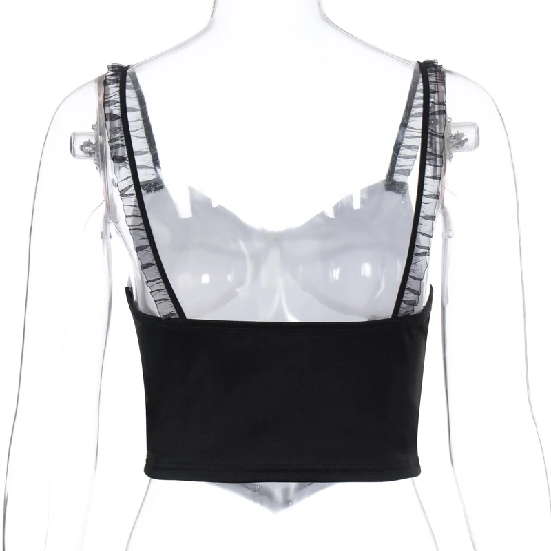 Bold Shade E-girl Y2k Butterfly Crop Top Women White Baby Tee Ruffles Mesh Strap V Neck Tank Tops Summer Indie Aesthetic Camis
Bold Shade E-girl Y2k Butterfly Crop Top Women White Baby Tee Ruffles Mesh Strap V Neck Tank Tops Summer Indie Aesthetic Camis