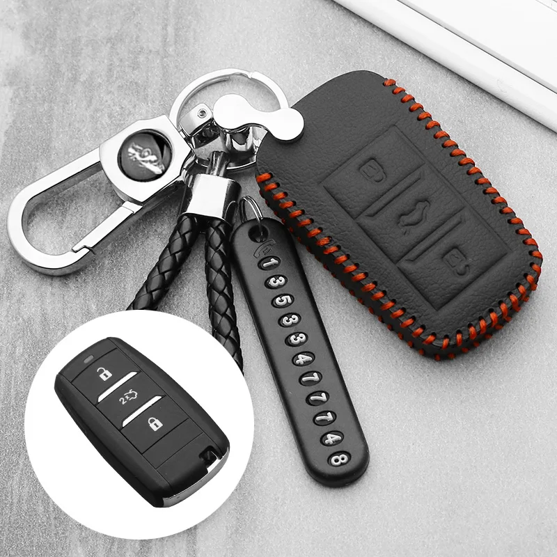 Leather car key casekey cover for Changan CS75 EADO CS35 RAETON CS15 V3 V5 V7 2018 Remote Key smart key case cover
Leather car key casekey cover for Changan CS75 EADO CS35 RAETON CS15 V3 V5 V7 2018 Remote Key smart key case cover