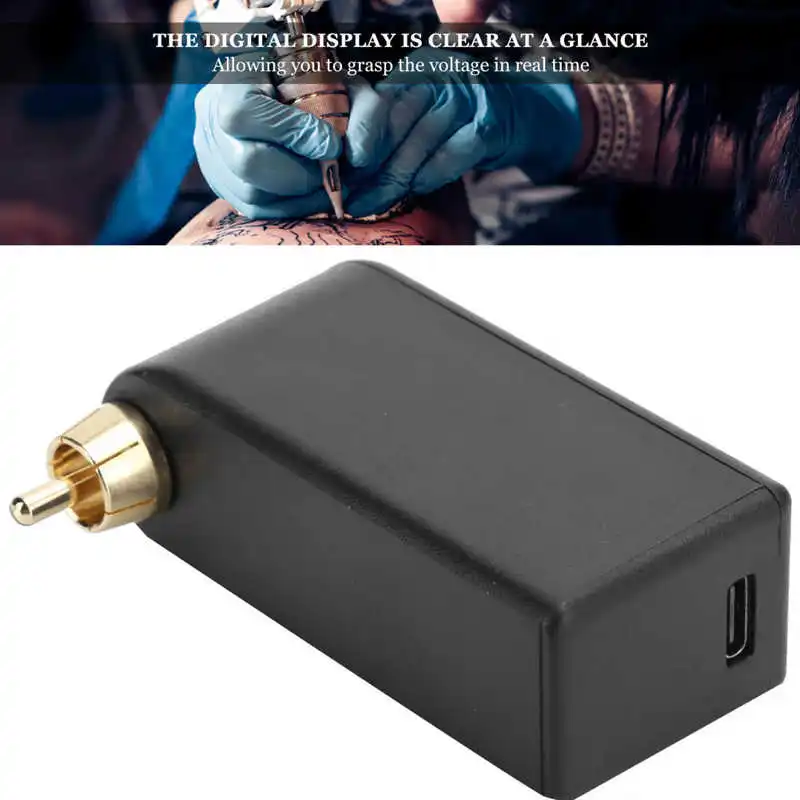 Wireless Tattoo Machine Power Supply Large Capacity Digital LCD Display RCA & DC Tattoo Machine Battery Tattoo Supply USB Cable 
Wireless Tattoo Machine Power Supply Large Capacity Digital LCD Display RCA & DC Tattoo Machine Battery Tattoo Supply USB Cable