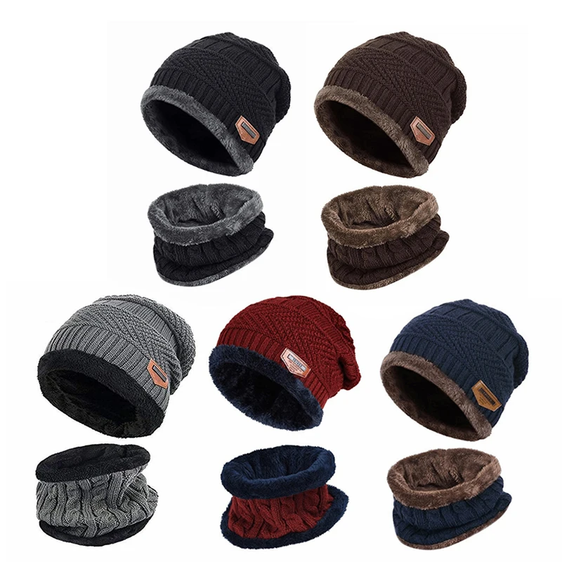 Winter Neck Warmer Knitted Hat Scarf Set Fur Wool Lining Thick Warm Knit Beanies Balaclava Face Mask Beanie Hat
Winter Neck Warmer Knitted Hat Scarf Set Fur Wool Lining Thick Warm Knit Beanies Balaclava Face Mask Beanie Hat