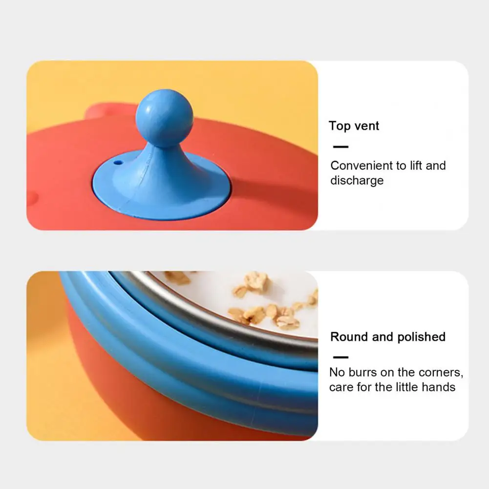 400ML Lovely Baby Bowl Cartoon Shape Temperature Control Eco-friendly Removable Kids Feeding Suction Bowl for Grow up 
400ML Lovely Baby Bowl Cartoon Shape Temperature Control Eco-friendly Removable Kids Feeding Suction Bowl for Grow up