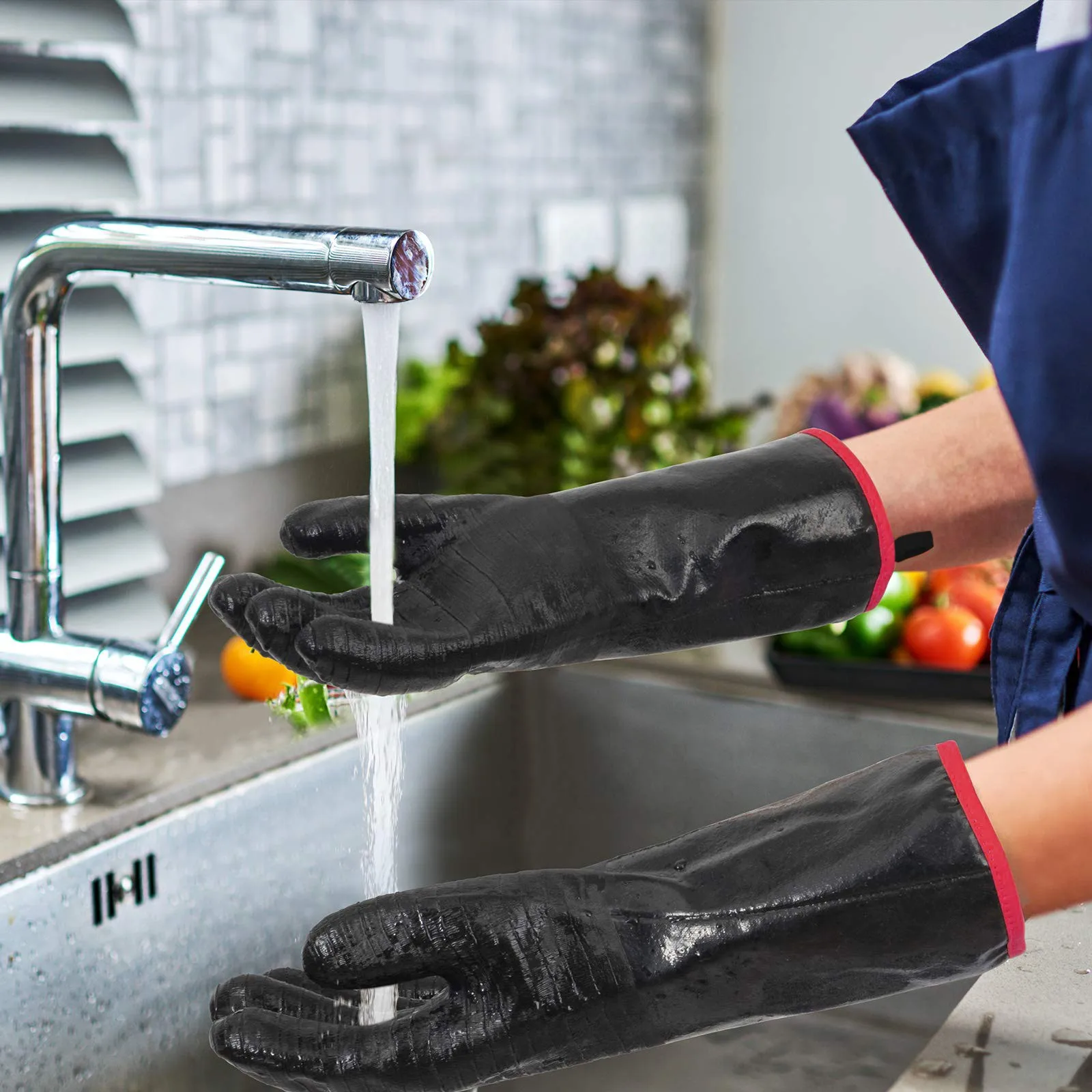 1PC BBQ Gloves 14/18 Inches for Handling Heat Food Right on Your Fryer Strong glove Waterproof fireproof Antifreeze Professional
1PC BBQ Gloves 14/18 Inches for Handling Heat Food Right on Your Fryer Strong glove Waterproof fireproof Antifreeze Professional