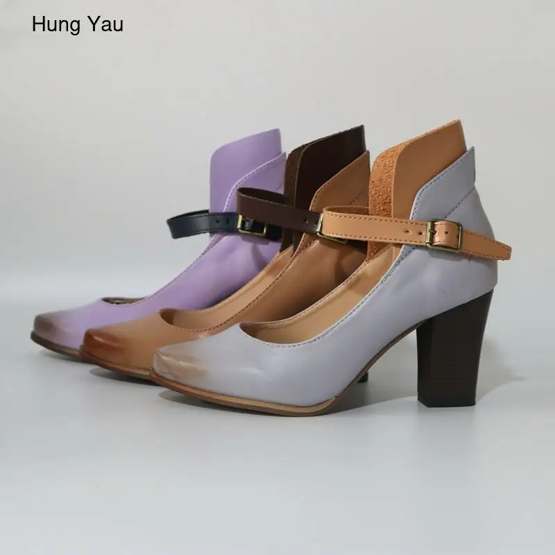 Women Sandals Pumps Super High Heel 6 CM Square Heel Lady Party Sandals Designed Pointed Toe Leather Shoes Shoes Plus Size 34-43
Women Sandals Pumps Super High Heel 6 CM Square Heel Lady Party Sandals Designed Pointed Toe Leather Shoes Shoes Plus Size 34-43
