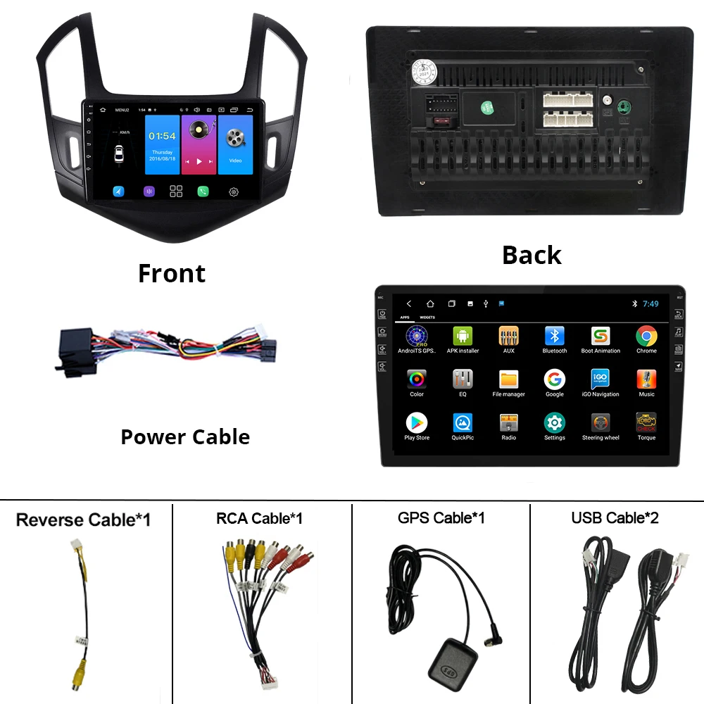 Car Radio For Chevrolet Cruze J300 J308 2012-2015 Car Multimedia Video Player Navigation GPS 2Din Android 9.0 No 2din Dvd Player
Car Radio For Chevrolet Cruze J300 J308 2012-2015 Car Multimedia Video Player Navigation GPS 2Din Android 9.0 No 2din Dvd Player