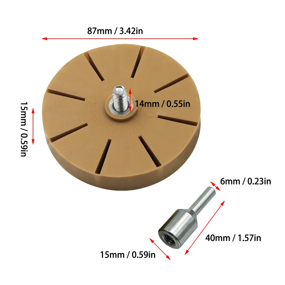 Decal Removal Eraser Wheel Heavy Duty Rubber Eraser Wheel Pinstripe, Adhesive Remover, Vinyl Decal, Graphics Removal Tools Ship
Decal Removal Eraser Wheel Heavy Duty Rubber Eraser Wheel Pinstripe, Adhesive Remover, Vinyl Decal, Graphics Removal Tools Ship