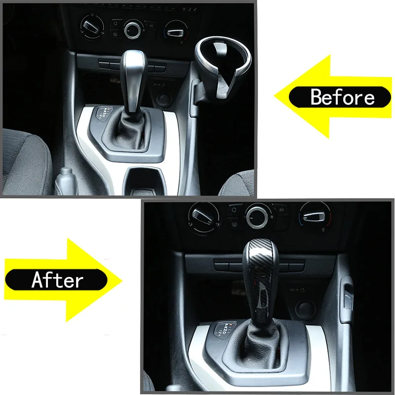 Auto Gear Shift Head Cover Trim Carbon Fiber Style ABS For BMW X1(11-13)/1 Series(08-11)/3 Series(06-12) Gear Head Patch Sticker
Auto Gear Shift Head Cover Trim Carbon Fiber Style ABS For BMW X1(11-13)/1 Series(08-11)/3 Series(06-12) Gear Head Patch Sticker