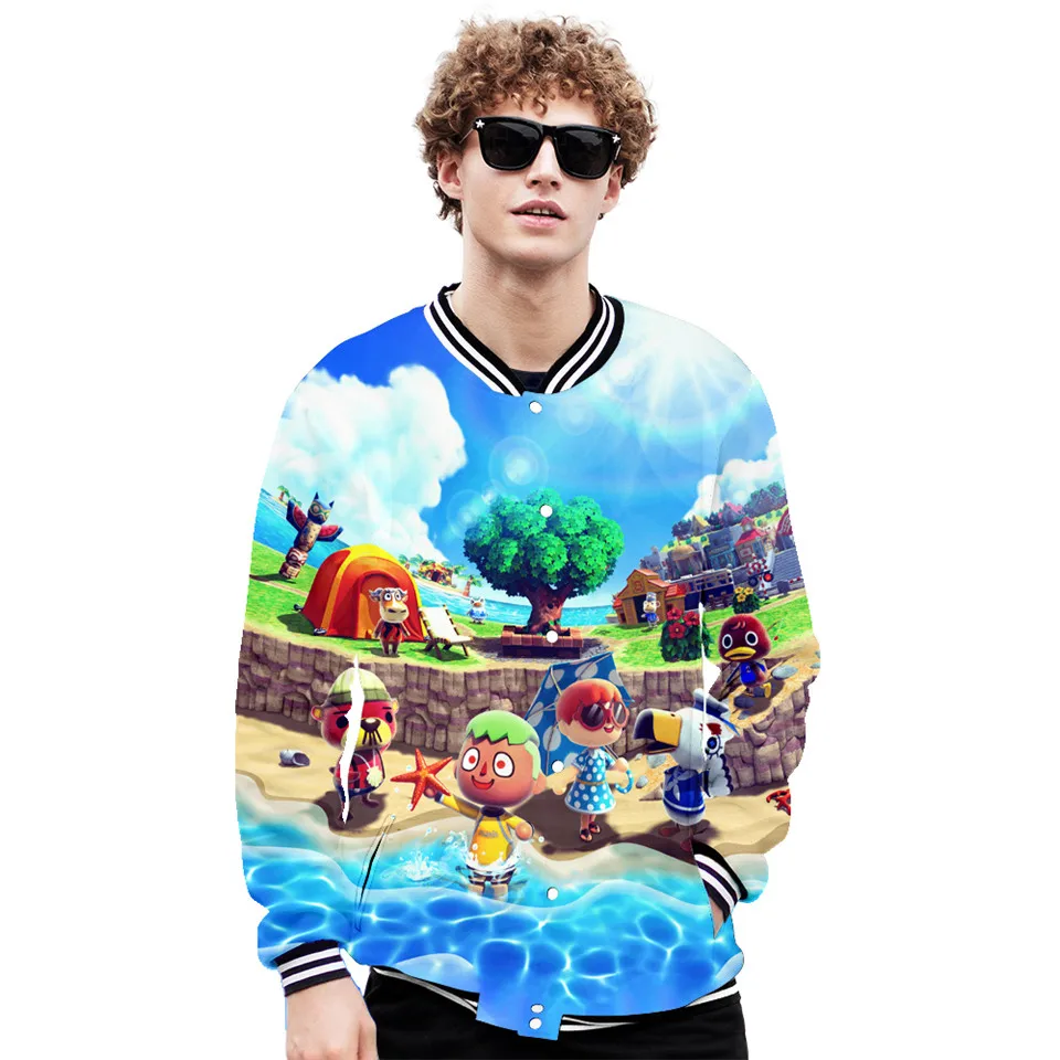 Animal Crossing Hoodies Jacket Men 3D Hoodie Baseball Uniform Coat Cosplay Costume Long Sleeve Anime Hoodies Sweatshirts
Animal Crossing Hoodies Jacket Men 3D Hoodie Baseball Uniform Coat Cosplay Costume Long Sleeve Anime Hoodies Sweatshirts