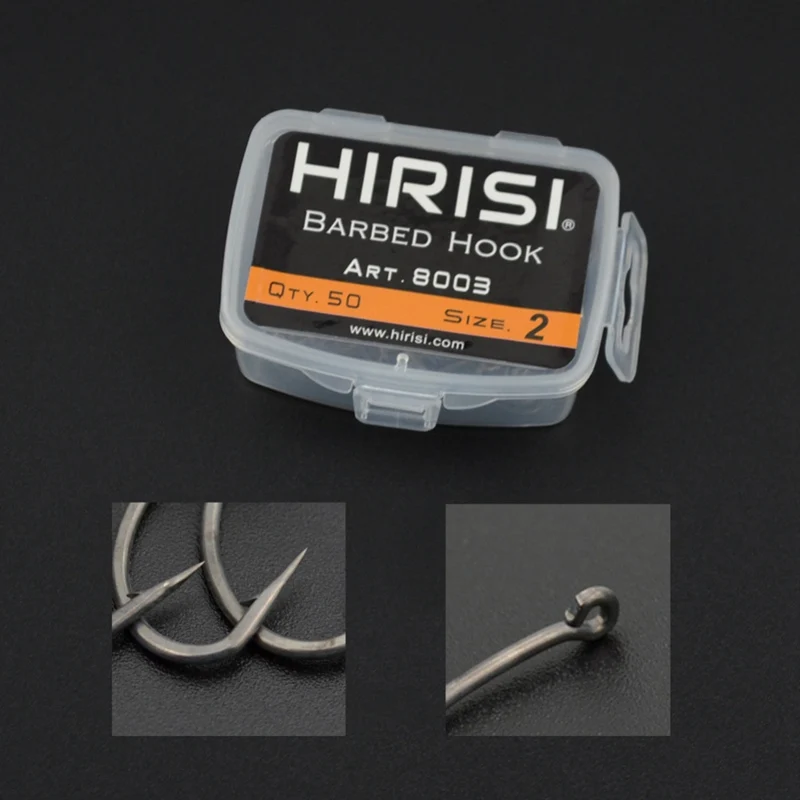 50 Pcs/lot Sea Offset Hook 2# 4# 6# 8# Carp Snap Fishing Single Barbed Hook Steel Fishing Bait Hooks Fishing Hook Set With Box
50 Pcs/lot Sea Offset Hook 2# 4# 6# 8# Carp Snap Fishing Single Barbed Hook Steel Fishing Bait Hooks Fishing Hook Set With Box