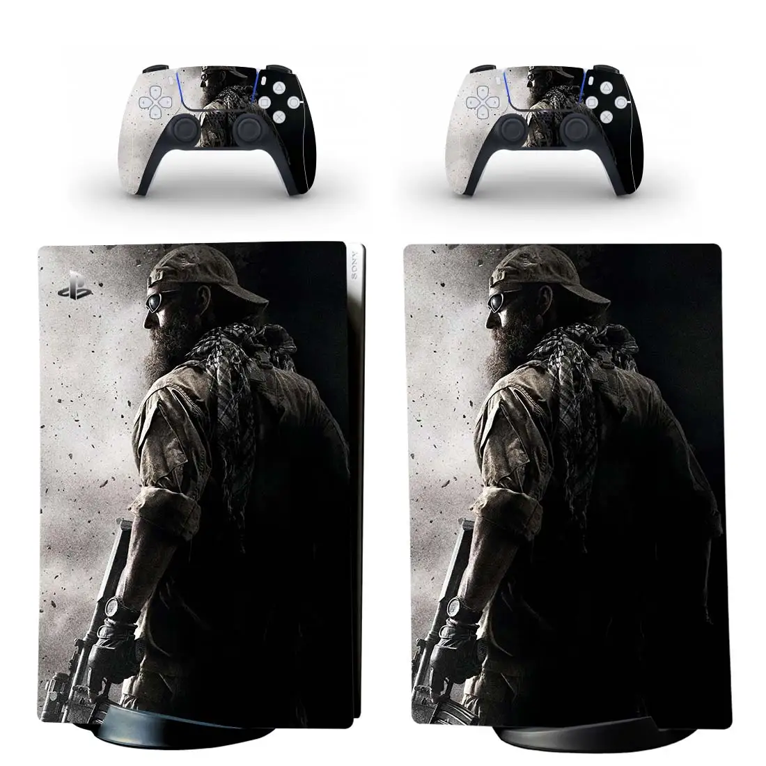 War Style PS5 Digital Edition Skin Sticker for Playstation 5 Console & 2 Controllers Decal Vinyl Protective Skins 1
War Style PS5 Digital Edition Skin Sticker for Playstation 5 Console & 2 Controllers Decal Vinyl Protective Skins 1