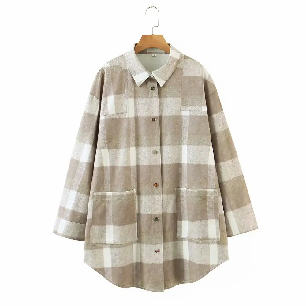2020 New Autumn Winter Women Jacket Plaid Check Long Sleeve Turn-Down Collar Coat Female Casual Fashion Women Clothes
2020 New Autumn Winter Women Jacket Plaid Check Long Sleeve Turn-Down Collar Coat Female Casual Fashion Women Clothes