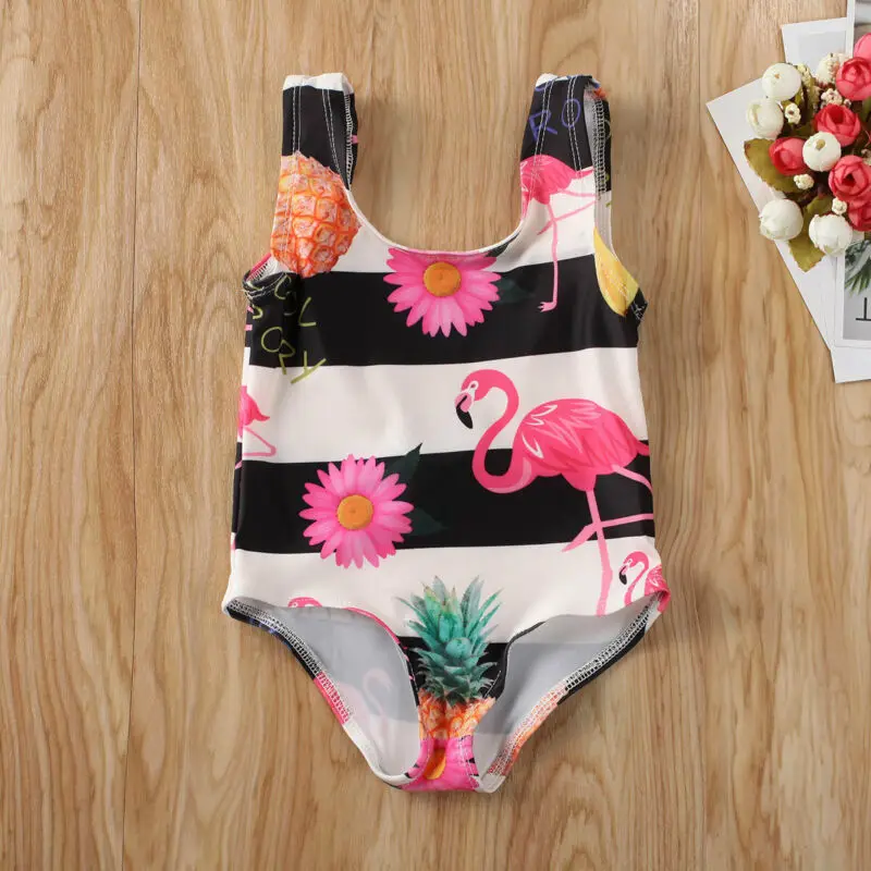 1-6T Toddler Kid Baby Girl Swimsuit Cartoon Flamingo One Piece Bikini Summer Sleeveless Swimwear Fashion Beach Cute Bathing Suit
1-6T Toddler Kid Baby Girl Swimsuit Cartoon Flamingo One Piece Bikini Summer Sleeveless Swimwear Fashion Beach Cute Bathing Suit