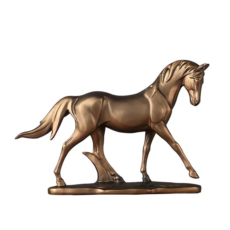 Golden resin thorough-bred horse home/office ornaments Creative new Chinese style animal horse handcrafted artwork
Golden resin thorough-bred horse home/office ornaments Creative new Chinese style animal horse handcrafted artwork