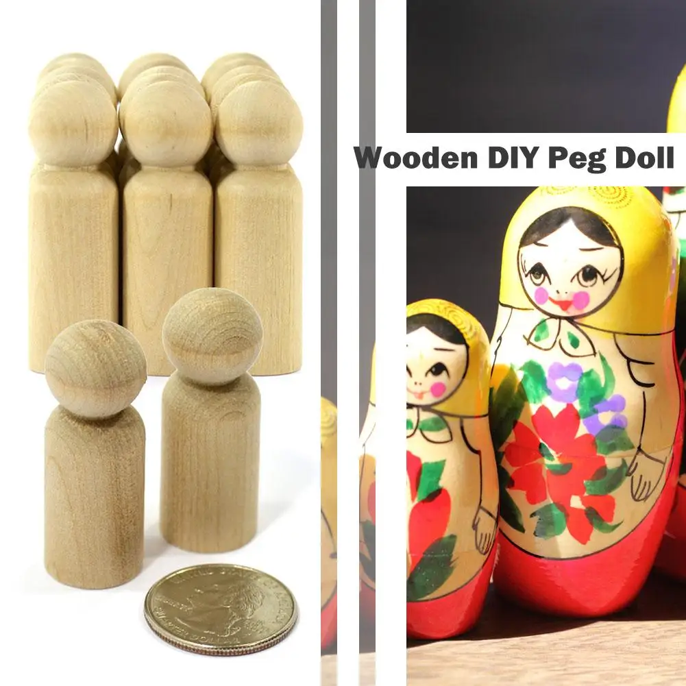 10pcs Creative DIY Peg Dolls Wooden Unpainted Weddings Cake Topper Decoration Provide Hours Of Creative Gameplay Funny
10pcs Creative DIY Peg Dolls Wooden Unpainted Weddings Cake Topper Decoration Provide Hours Of Creative Gameplay Funny