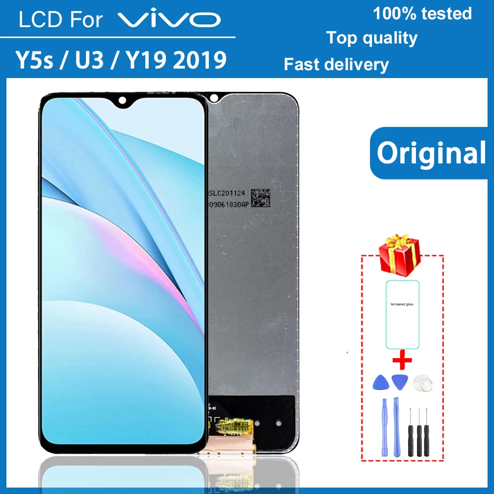 100% Tested 6.53" Original Display For Vivo Y19 / U3 LCD Touch Screen Digitizer Assembly For Vivo Y5s LCD Display Replacement
100% Tested 6.53" Original Display For Vivo Y19 / U3 LCD Touch Screen Digitizer Assembly For Vivo Y5s LCD Display Replacement