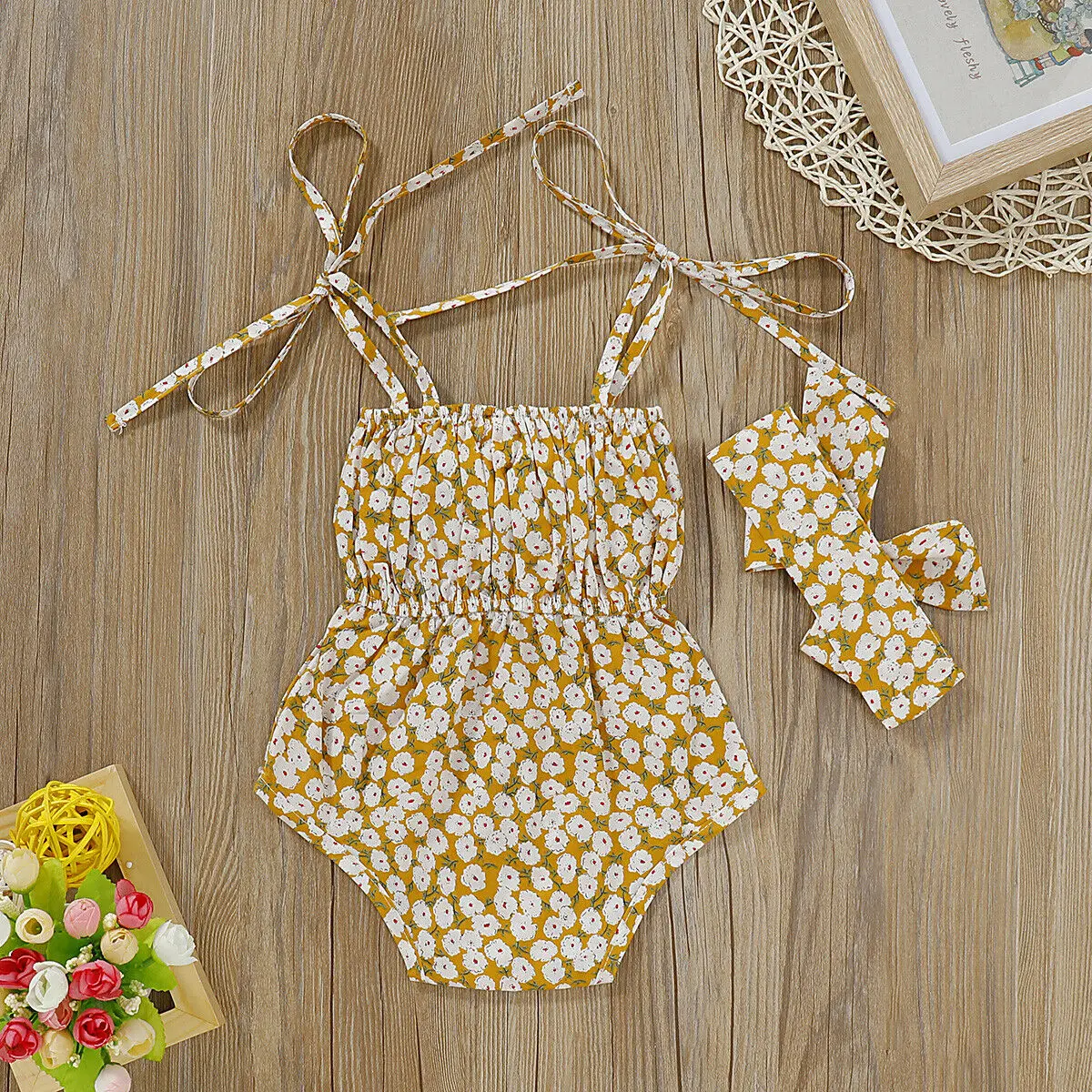 Newborn Baby Girls Floral Romper Jumpsuit 2pcs Outfits Clothes Casual Clothes Headdress
Newborn Baby Girls Floral Romper Jumpsuit 2pcs Outfits Clothes Casual Clothes Headdress