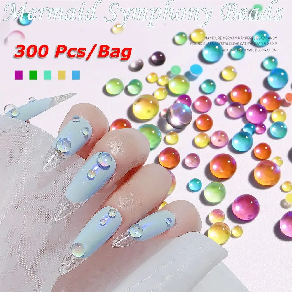 300Pcs/Bag 3D Mermaid Nail Rhinestones Symphony Aurora Translucent Color Mixed Size Nail Stone Decoration Gems Art Strass
300Pcs/Bag 3D Mermaid Nail Rhinestones Symphony Aurora Translucent Color Mixed Size Nail Stone Decoration Gems Art Strass