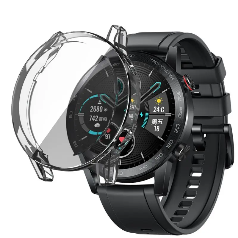 46mm Electroplating TPU Watch Cover Shell Screen Protector Case for Honor Magic 2 Smart Watch Accessories 
46mm Electroplating TPU Watch Cover Shell Screen Protector Case for Honor Magic 2 Smart Watch Accessories