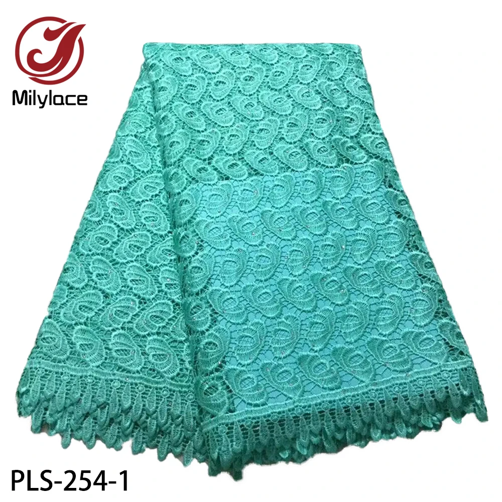 

Африканская кружевная ткань 2020 высококачественное гипюровое кружево Водорастворимая сухая кружевная ткань с камнями для вечернего платья