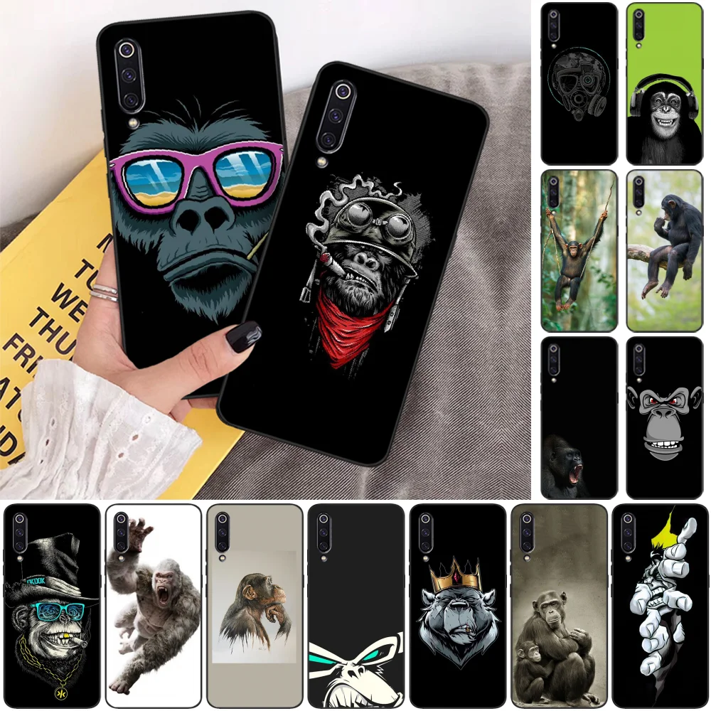Мягкий чехол для телефона BaweiTE Monkey Gorilla Ape Baby Drawing Custom Photo Xiaomi 8 9 se 5X Redmi 6pro 6A 4X 7 5plus note 5