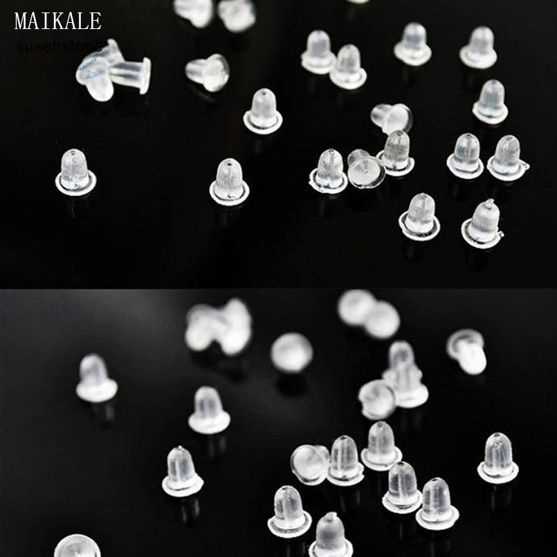 MAIKALE New 50pcs lot 5MM Rubber Stoppers Transparent Plastic Bullet Shape Ear Plugging DIY Jewelry Accessories Wholesale
MAIKALE New 50pcs lot 5MM Rubber Stoppers Transparent Plastic Bullet Shape Ear Plugging DIY Jewelry Accessories Wholesale