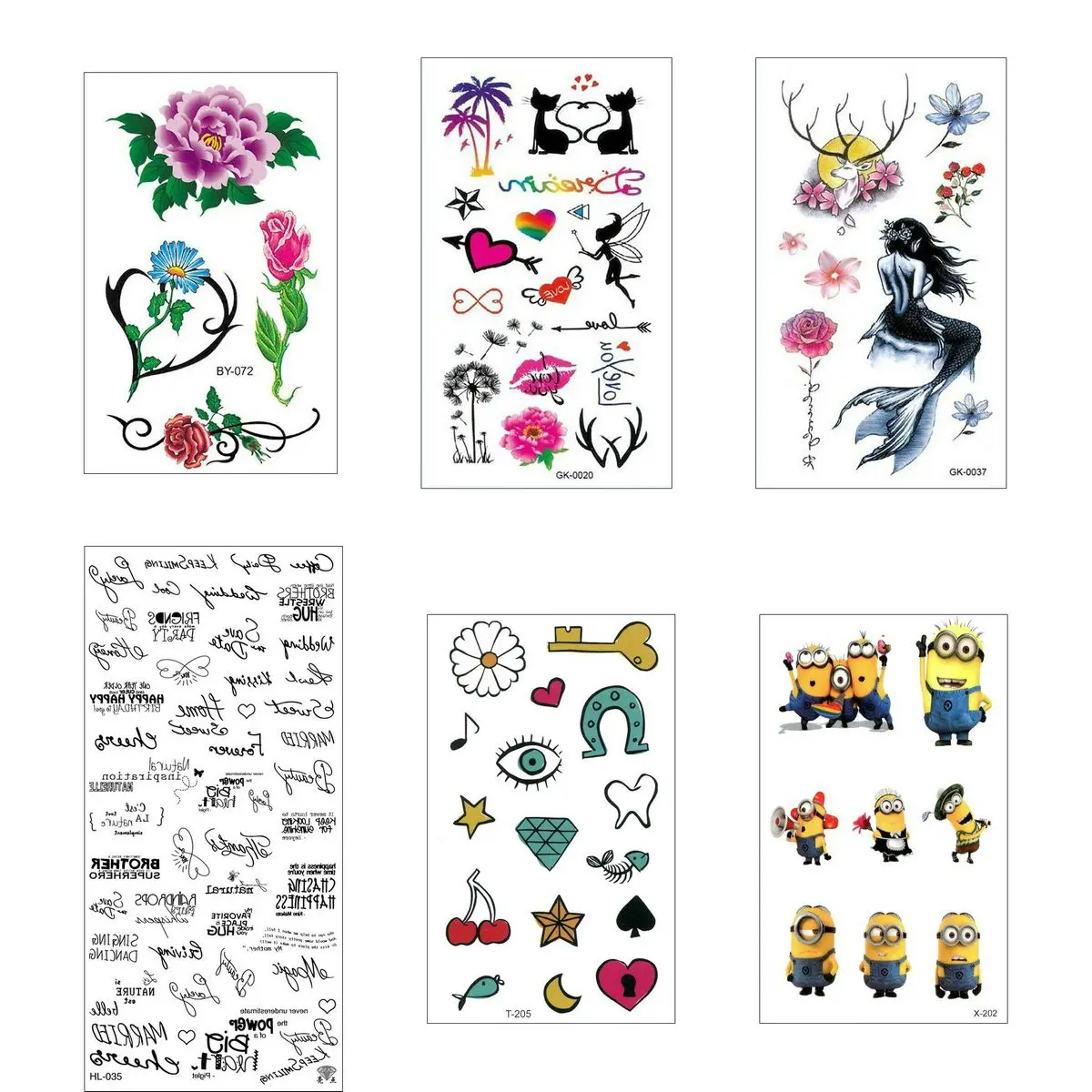 6PCS/Lot Waterproof Tattoo Tatoo Kids Temporary Tattoos Men Temp Sticker For Children Tatu Tatto Flash Fake Stickers Tato Tatoos 
6PCS/Lot Waterproof Tattoo Tatoo Kids Temporary Tattoos Men Temp Sticker For Children Tatu Tatto Flash Fake Stickers Tato Tatoos