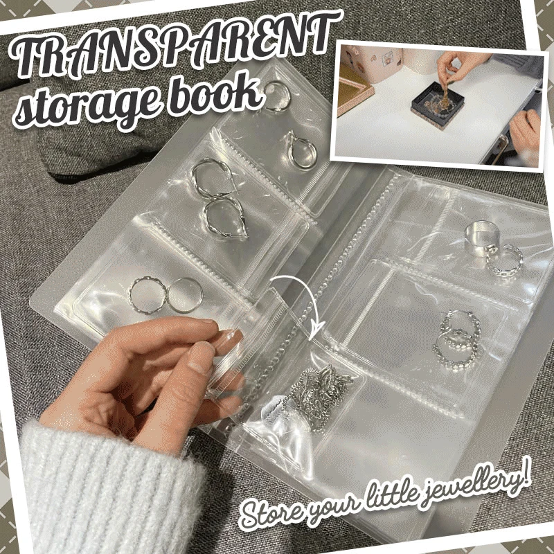 Transparent Jewelry Storage Book With 10Pcs Zip Lock Bags Gift Portable Thicken Collections Packaging 5x7cm Home Accessories
Transparent Jewelry Storage Book With 10Pcs Zip Lock Bags Gift Portable Thicken Collections Packaging 5x7cm Home Accessories