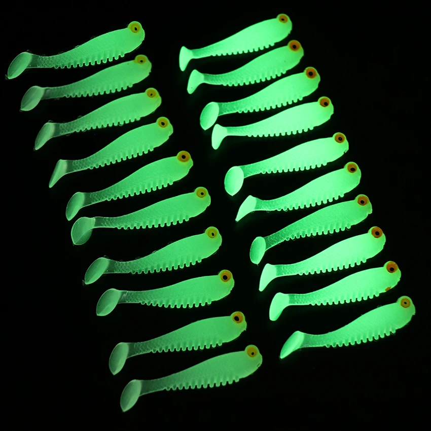 10PCS Luminous Soft Fishing Lure 5cm Artificial Silicone Bait 3D Eyes With Smell Salt Small Fish Fishing Lures
10PCS Luminous Soft Fishing Lure 5cm Artificial Silicone Bait 3D Eyes With Smell Salt Small Fish Fishing Lures