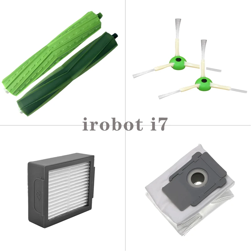 Hepa Filter Main Roller Brush Spare Accessories For iRobot Roomba i7 i7+ i7Plus E5 E6 E7 Vacuum Cleaner Side Brush Spare Parts
Hepa Filter Main Roller Brush Spare Accessories For iRobot Roomba i7 i7+ i7Plus E5 E6 E7 Vacuum Cleaner Side Brush Spare Parts