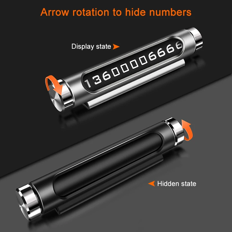 Car Styling Promotion Plate Magnetic Adsorption Promoted Luminous Car Temporary Parking Card Rotatable Telephone Number Design
Car Styling Promotion Plate Magnetic Adsorption Promoted Luminous Car Temporary Parking Card Rotatable Telephone Number Design