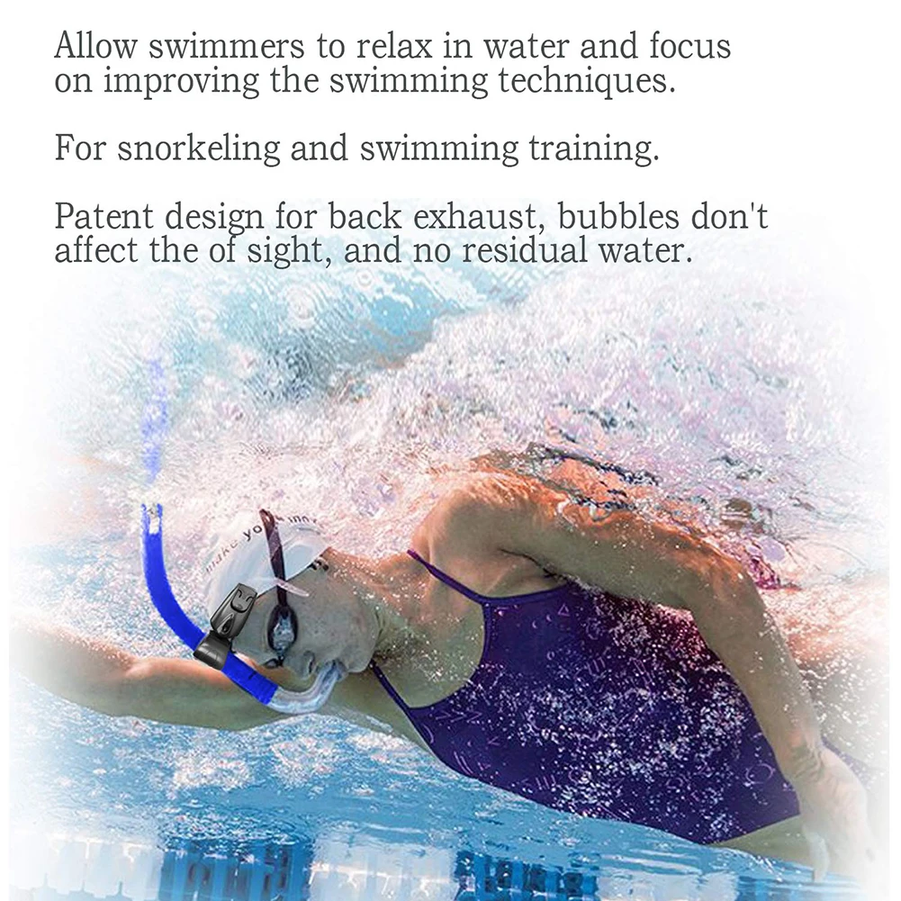 Silicone Breathing Tube Front Anti-choking Water Breathing Tube Swimming Training Snorkeling Special
Silicone Breathing Tube Front Anti-choking Water Breathing Tube Swimming Training Snorkeling Special