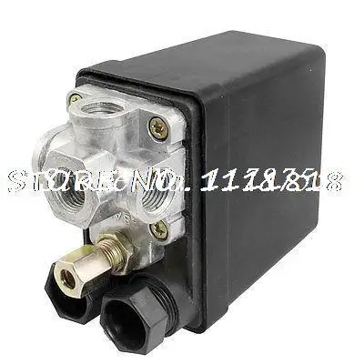 240 В 15A 175PSI 12 бар 2P два нормальных закрытый переключатель давления для воздушного