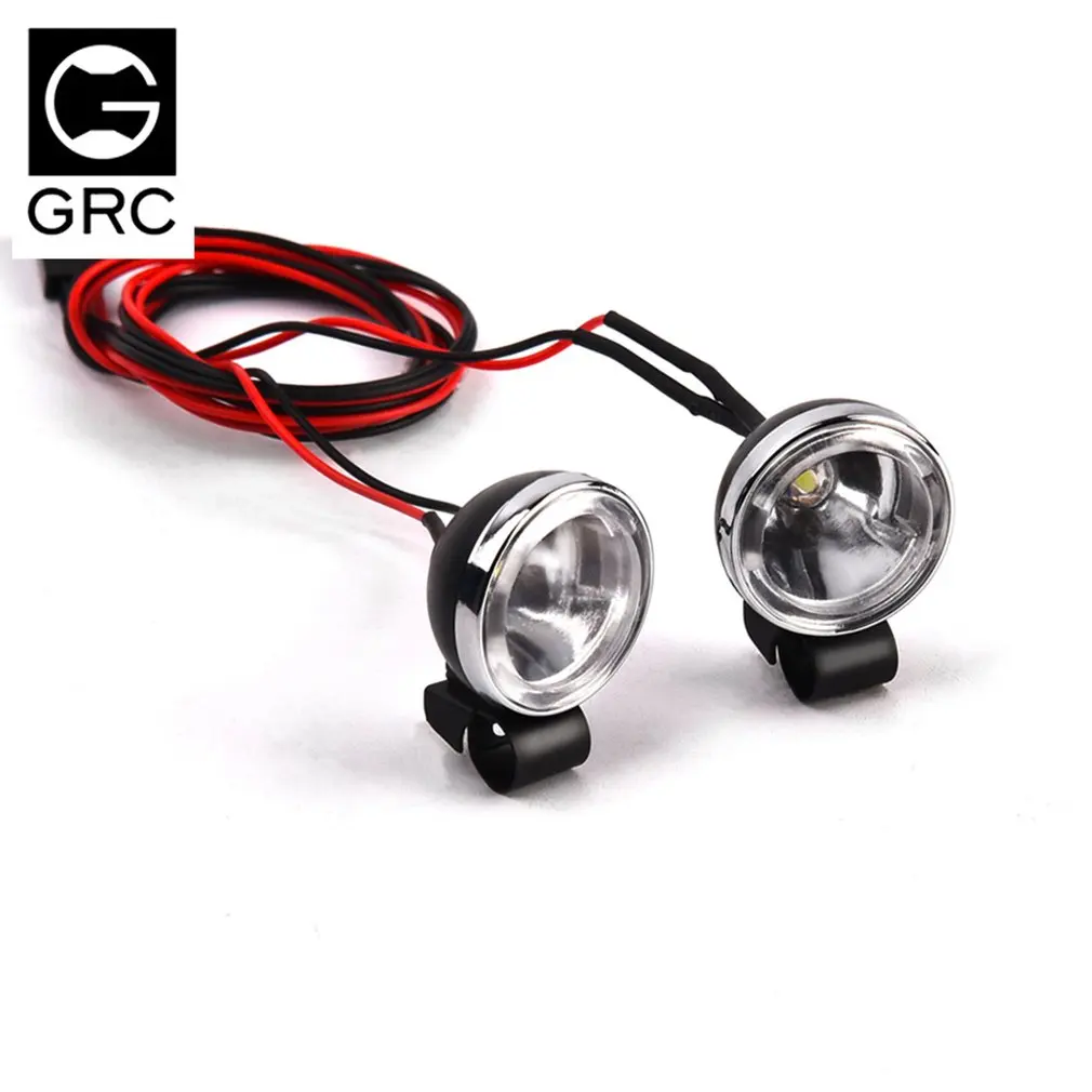 GRC 1 / 10 Simulation 20mm Retro Round Spotlight Cross Country Searchlight For TRX4 SCX10 Fine Workmanship
GRC 1 / 10 Simulation 20mm Retro Round Spotlight Cross Country Searchlight For TRX4 SCX10 Fine Workmanship
