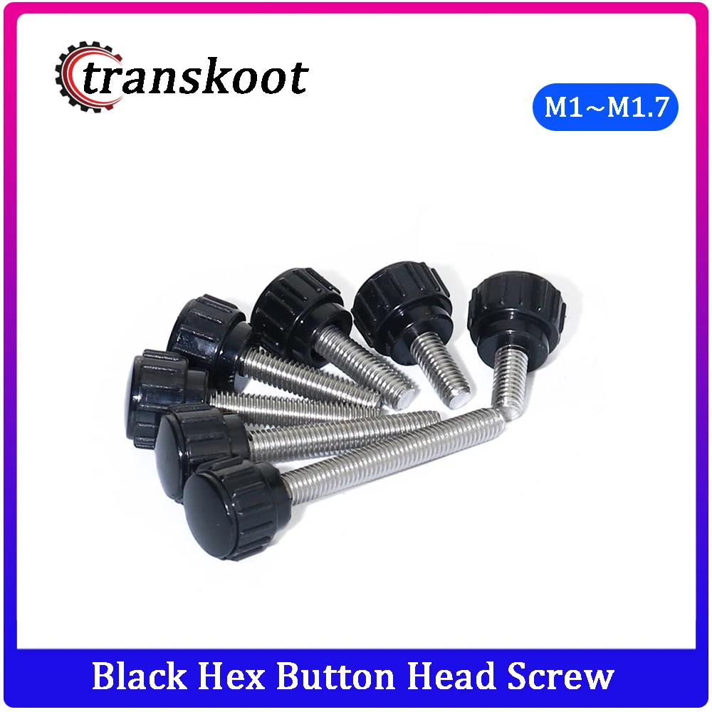 10pcs M3 M4 M5 Black Bakelite Round Head with Stainless Steel Rod Hand Handle Thumb Screw
10pcs M3 M4 M5 Black Bakelite Round Head with Stainless Steel Rod Hand Handle Thumb Screw