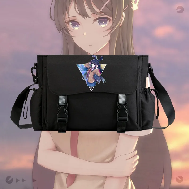 Anime Sakurajima Mai Crossbody Casual Bags School Bag Unisex Messenger Bag Fashion Shoulder Bag 224
Anime Sakurajima Mai Crossbody Casual Bags School Bag Unisex Messenger Bag Fashion Shoulder Bag 224