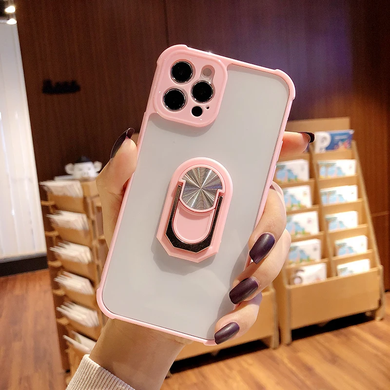 Ultra-thin Cute Silicone Bumper Ring Bracket Phone Case For iPhone 12 11 Pro XS max XR X 8 7 Plus Luxury Camera Protection Cover
Ultra-thin Cute Silicone Bumper Ring Bracket Phone Case For iPhone 12 11 Pro XS max XR X 8 7 Plus Luxury Camera Protection Cover
