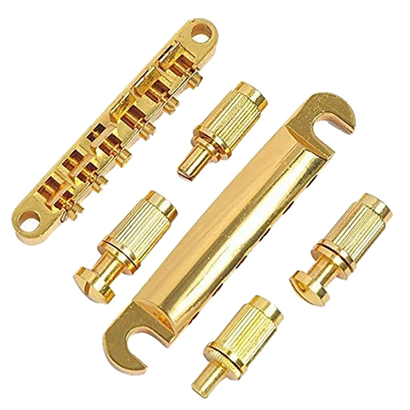 Electric Guitar Tailpiece Set Bridge and Tailpiece Set Replacement Parts Bridge for Gibson Les Paul Electric Guitar
Electric Guitar Tailpiece Set Bridge and Tailpiece Set Replacement Parts Bridge for Gibson Les Paul Electric Guitar