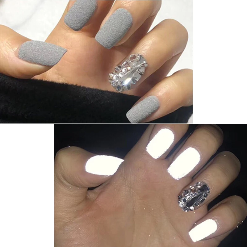 1g/Jar 2 colors Reflective powder High refraction glass Nail Glitter reflective powder Pigment Reflected White Glitter Powder
1g/Jar 2 colors Reflective powder High refraction glass Nail Glitter reflective powder Pigment Reflected White Glitter Powder