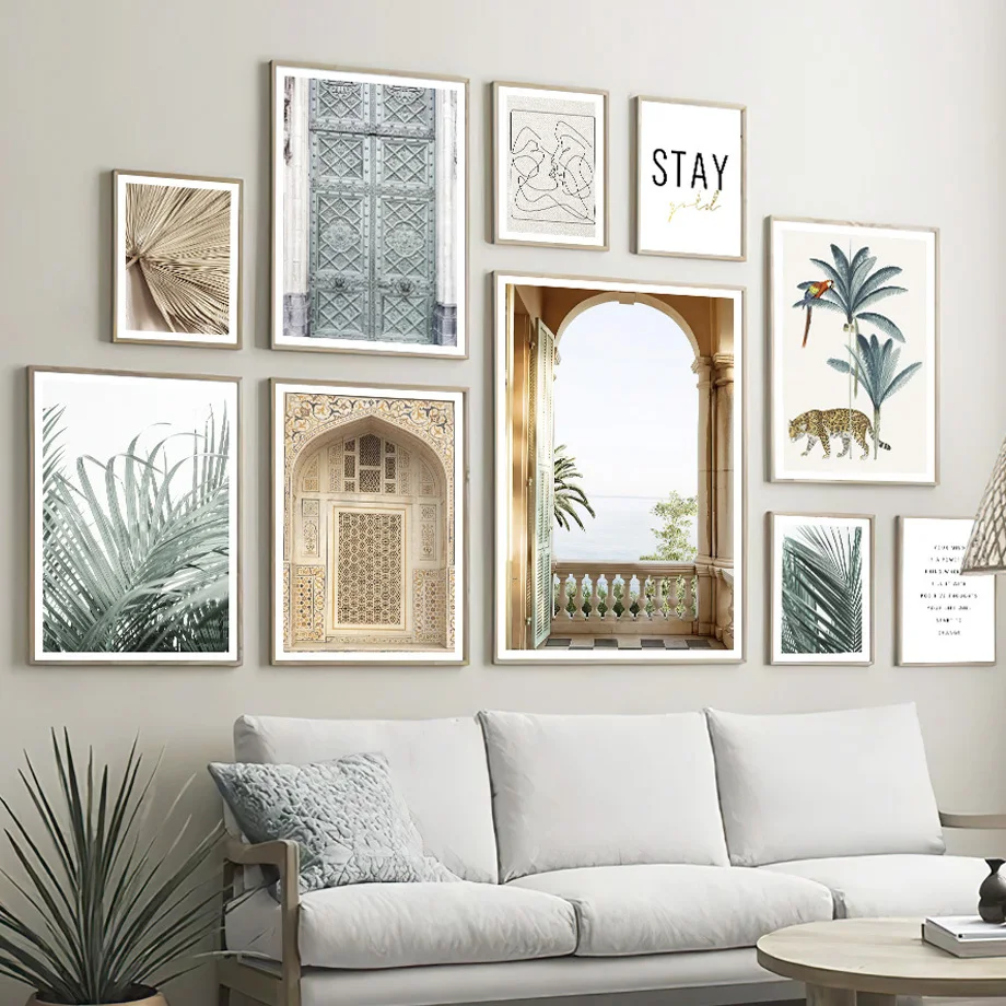 Seaside Balcony Palm Leaf Leopard Quotes Wall Art Print Canvas Painting Mosque Door Nordic Poster Decor Pictures For Living Room
Seaside Balcony Palm Leaf Leopard Quotes Wall Art Print Canvas Painting Mosque Door Nordic Poster Decor Pictures For Living Room
