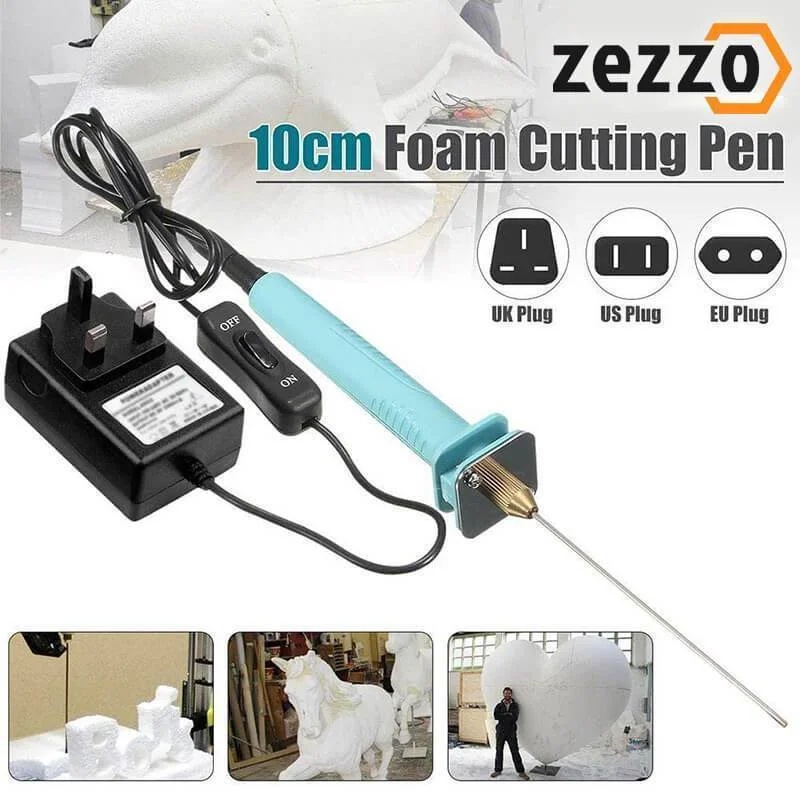 Zezzo Hot Wire Styrofoam Cutting Pen Foam Cutter Pen Electric Foam Polystyrene Cutting Machine Portable Styrofoam Cutter DIY Cu
Zezzo Hot Wire Styrofoam Cutting Pen Foam Cutter Pen Electric Foam Polystyrene Cutting Machine Portable Styrofoam Cutter DIY Cu