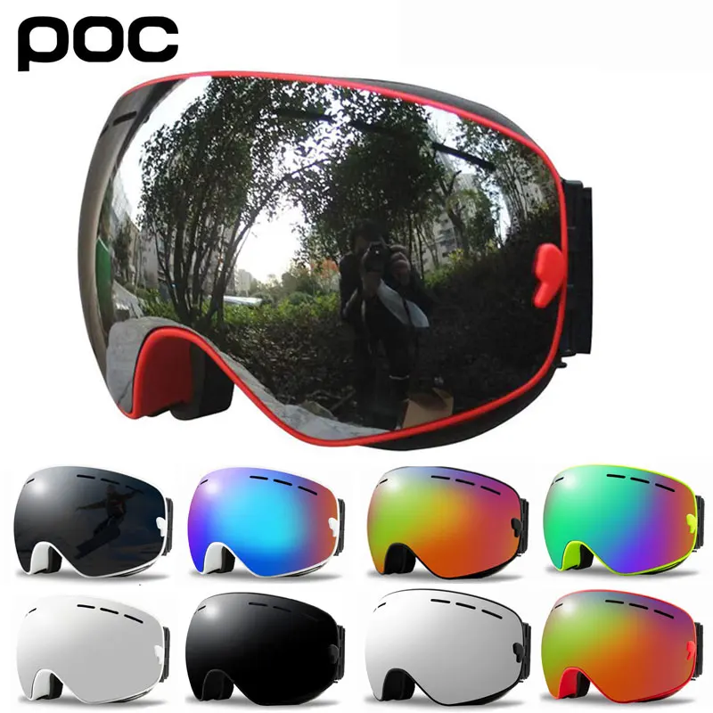 POC Double Layers Anti-fog Goggles Ski Glasses Men Women Snowmobile Sunglasses Mtb Snow Skiing Sport UV400 Goggles Eyewear
POC Double Layers Anti-fog Goggles Ski Glasses Men Women Snowmobile Sunglasses Mtb Snow Skiing Sport UV400 Goggles Eyewear