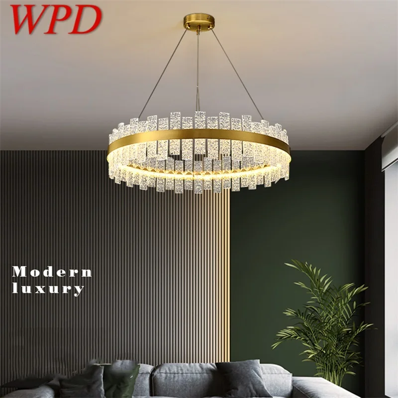 WPD Pendant Lights Modern Gold Luxury Brass Round LED Lamp Fixture For Home Decoration
WPD Pendant Lights Modern Gold Luxury Brass Round LED Lamp Fixture For Home Decoration
