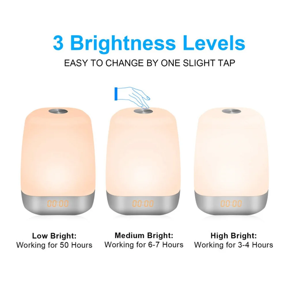 Smart Wake Up Light Sunrise Alarm Clock Wake Light Sleep Assist Digital Alarm Clock 5 Colors Sunrise/Sunset Lamp
Smart Wake Up Light Sunrise Alarm Clock Wake Light Sleep Assist Digital Alarm Clock 5 Colors Sunrise/Sunset Lamp
