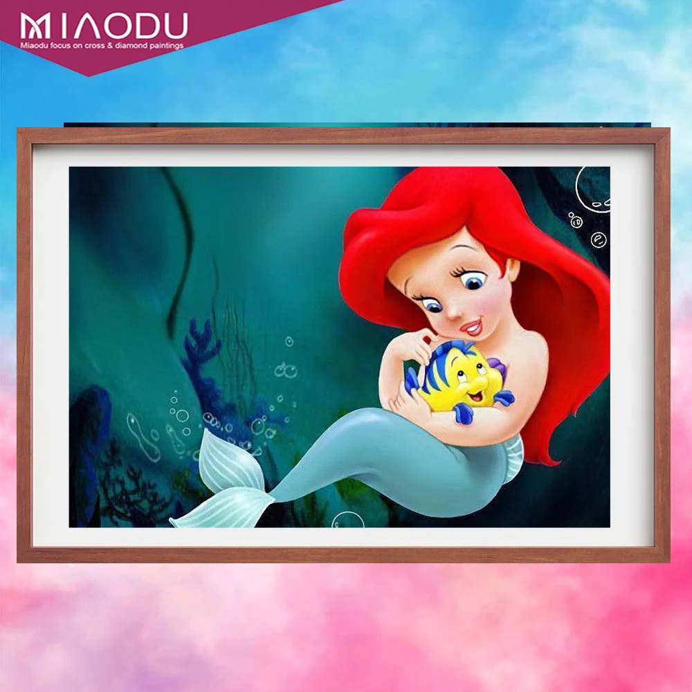 5d Diamond Painting Mermaid Embrace Fish Cartoon Girl Diamond Mosaic Round Diamond Embroidery Wall Art Cross Stitch Kits Gift
5d Diamond Painting Mermaid Embrace Fish Cartoon Girl Diamond Mosaic Round Diamond Embroidery Wall Art Cross Stitch Kits Gift